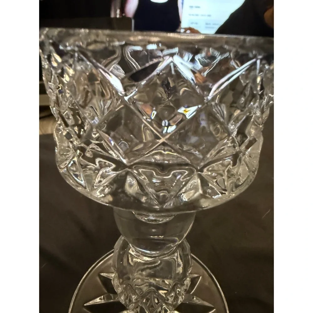 Vintage Crystal candle holder